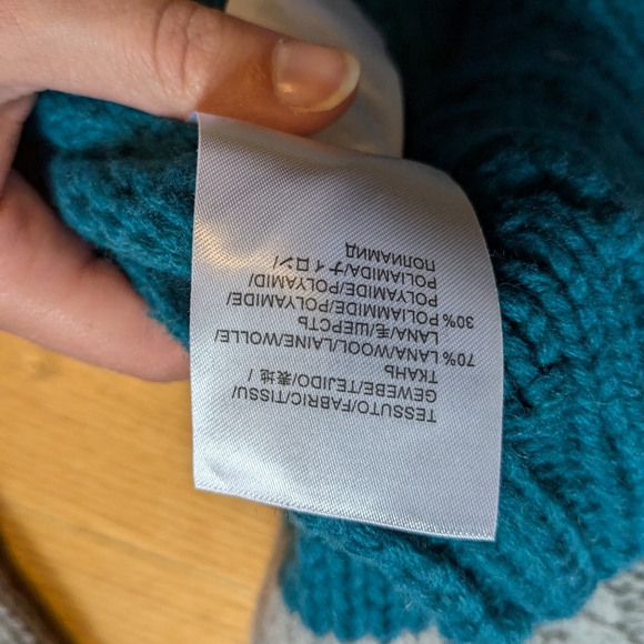 Stella McCartney Wool Cable Knit Colour Block Sweater - Picture 4 of 4